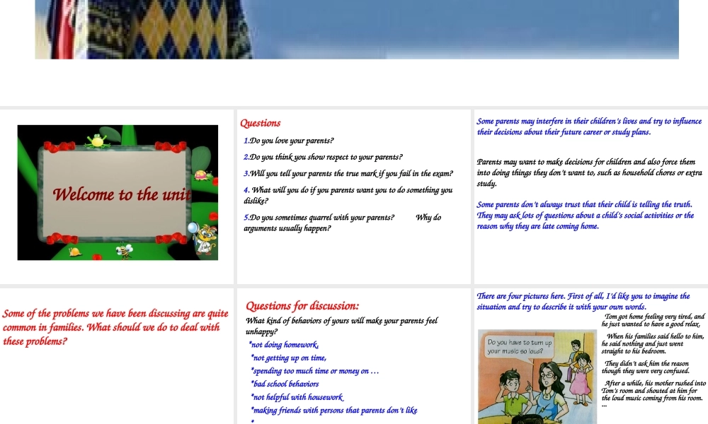 高中英语unit2 asd课件人教版必修一 课件