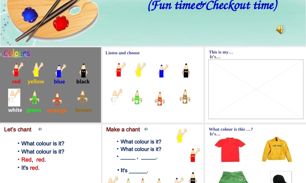 Unit6Colours(Funtimeandcheckouttime)