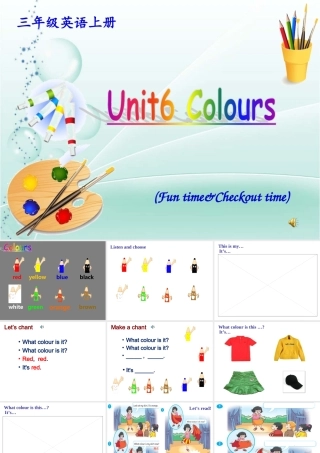 Unit6Colours(Funtimeandcheckouttime)