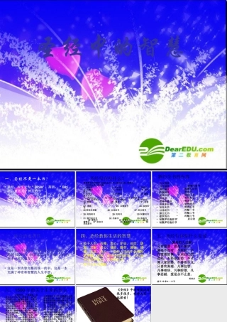 高中生必备文学知识—圣经中的智慧 素材