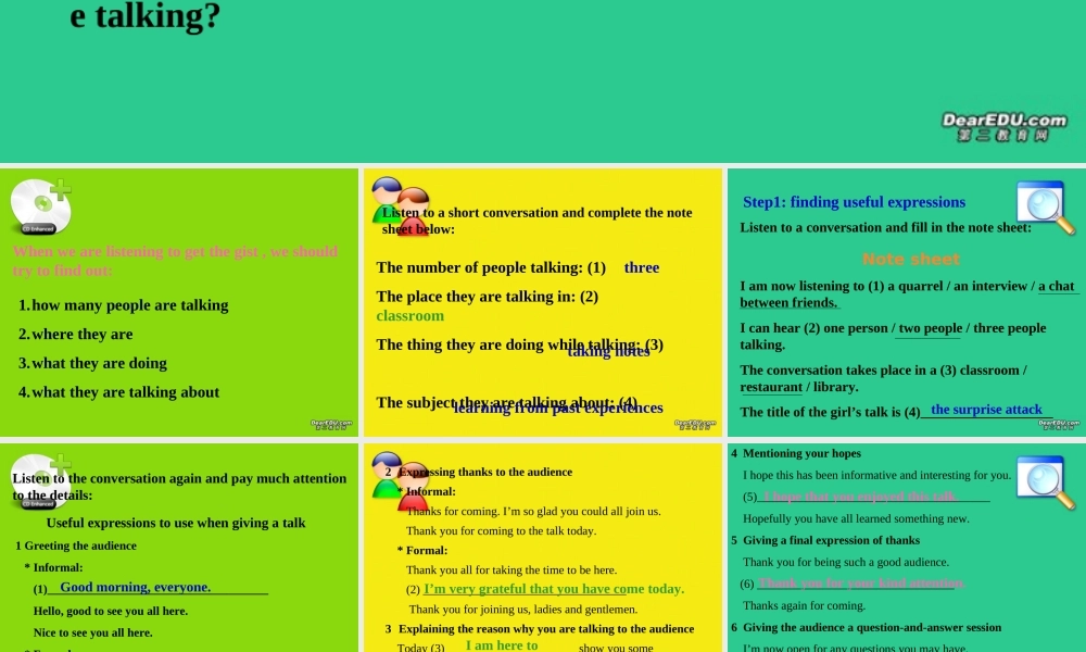 英语模块三Unit3 task 新课标 译林牛津版 课件