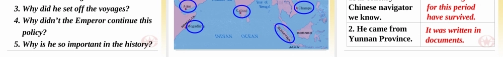 高中英语 Sailing the oceans-Listening课件 新人教版选修9 课件