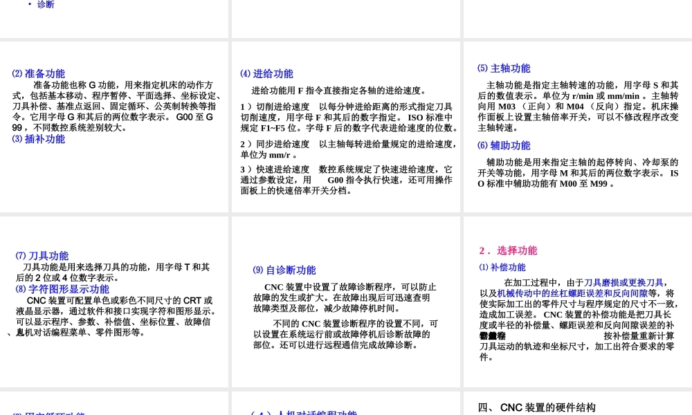 计算机数控(CNC)装置