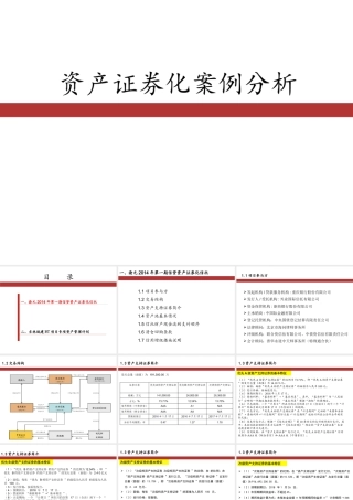 资产证券化案例分析(有关现金流)-[自动保存的]