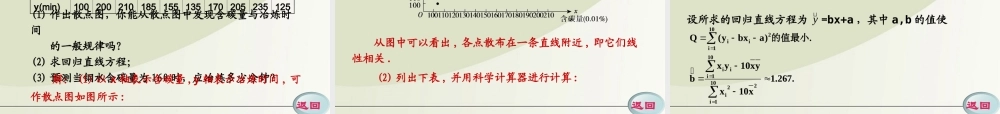 高中数学 26 变量间的相关关系同步学案(PPT) 新人教A版必修3 学案