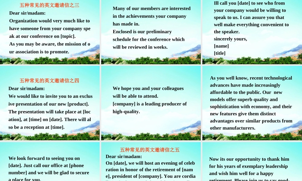 高中英语 Module 3Writing and everyday English课件 外研版必修4 课件