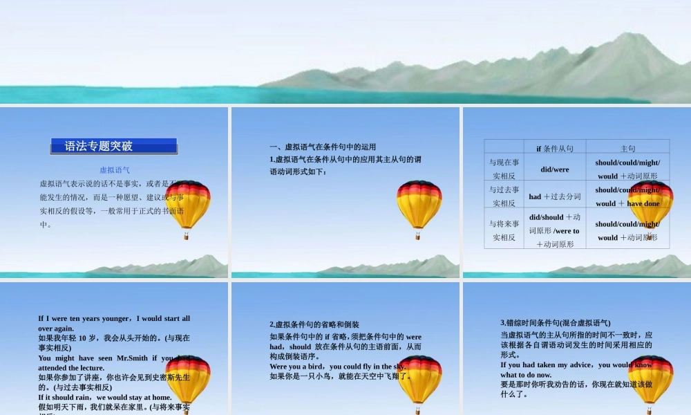 高中英语 Unit4 Section Ⅳ Grammar & Writing精品课件 新人教版选修10 课件
