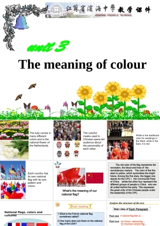 高中英语选修9 the meaning of colour课件