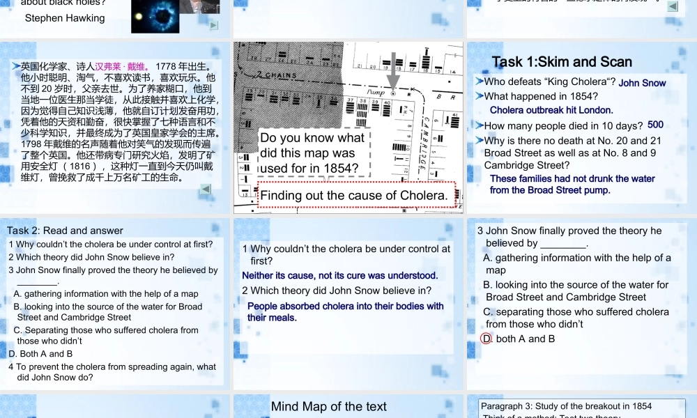 高中英语必修5Unit1 great scientist3ppt 课件