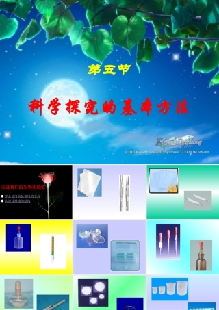 1、1、5科学探究的基本方法