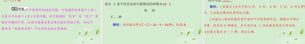 高考数学一轮复习 第十四章 第1讲 排列与组合课件 理 课件