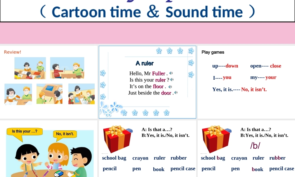 Unit3(SoundtimeandCartoontime)