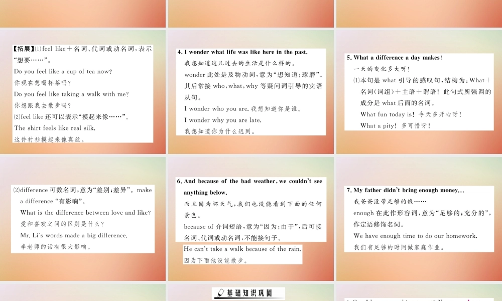 秋八年级英语上册 Unit 1 Where did you go on vacation(第4课时)Section B(2a 2e)习题课件 (新版)人教新目标版 课件