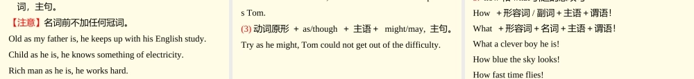 高中英语总复习 part2 第11讲 特殊句式(要点透析)课件 牛津译林版 新课标 课件