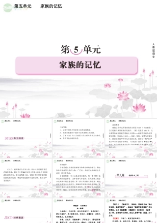 高中语文 第五单元 家族的记忆 第九课  祖孙之间课件 新人教版选修(中国小说欣赏) 课件