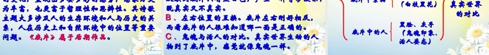 高中语文 第二单元之(外国诗歌四首)课件 粤教版必修2 课件