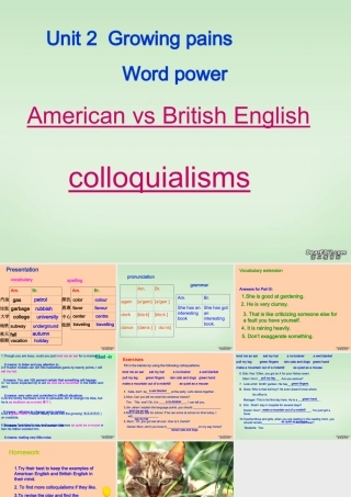 高一英语Unit2 Word power 牛津英语 课件