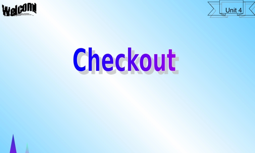 牛津版八年级英语Unit 4 A Charity Show--checkout [ty](ppt) 课件