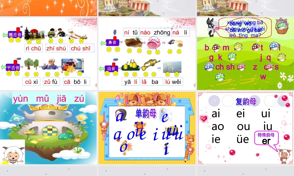 拼音总复习一