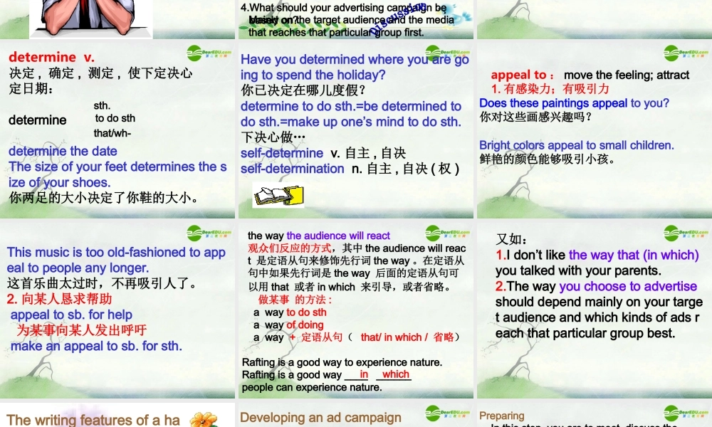 高中英语 Unit1 Advertising-project课件 牛津译林版必修4 课件