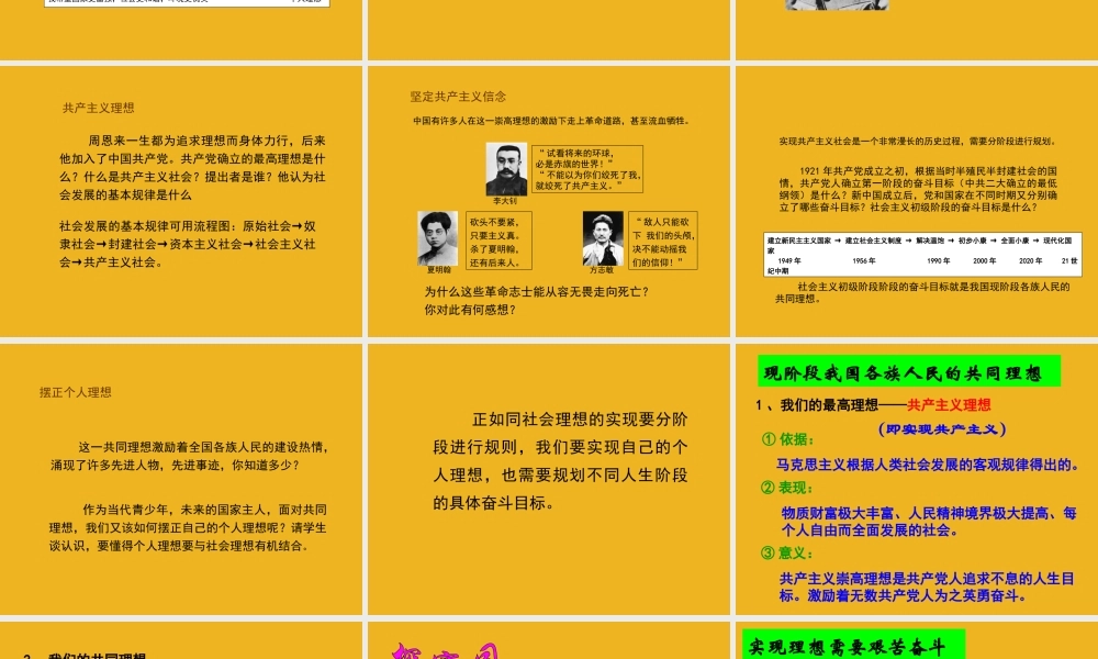 《走艰苦创业之路》课件2