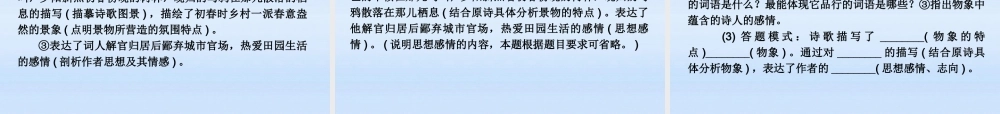 高中语文二轮三轮必备 第1模块 古诗文阅读复习课件 新课标 课件