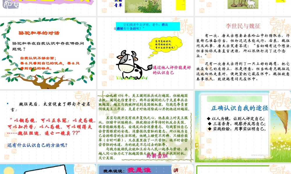 正确认识自我课件