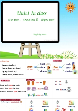 Unit1(Funtime、soundtimeandRhymetime)