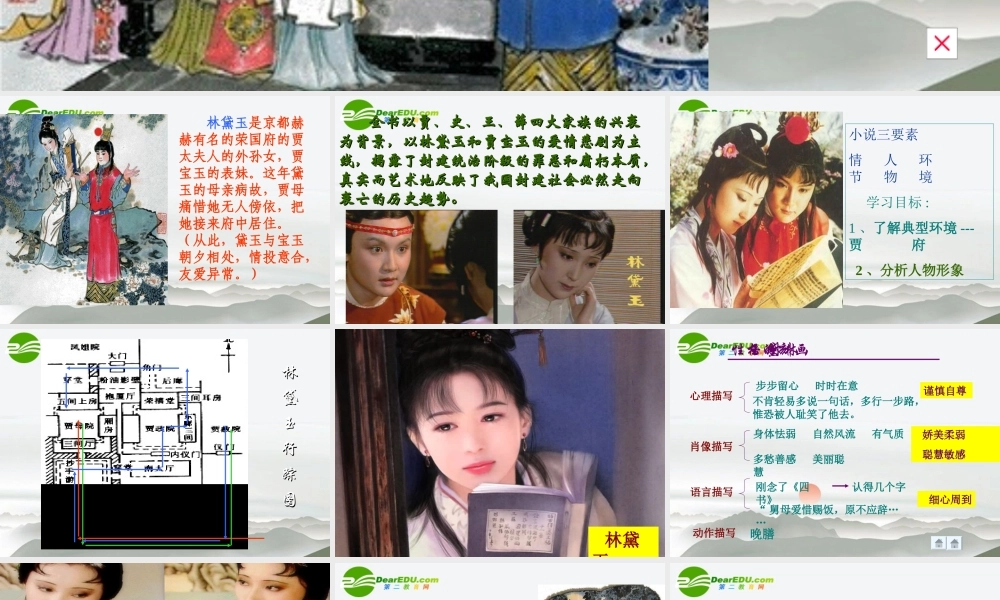 高中语文(林黛玉进贾府)课件(2) 新人教版必修5 课件