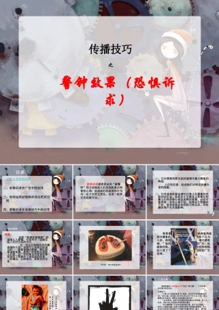 传播技巧-警钟效果(恐惧诉求)