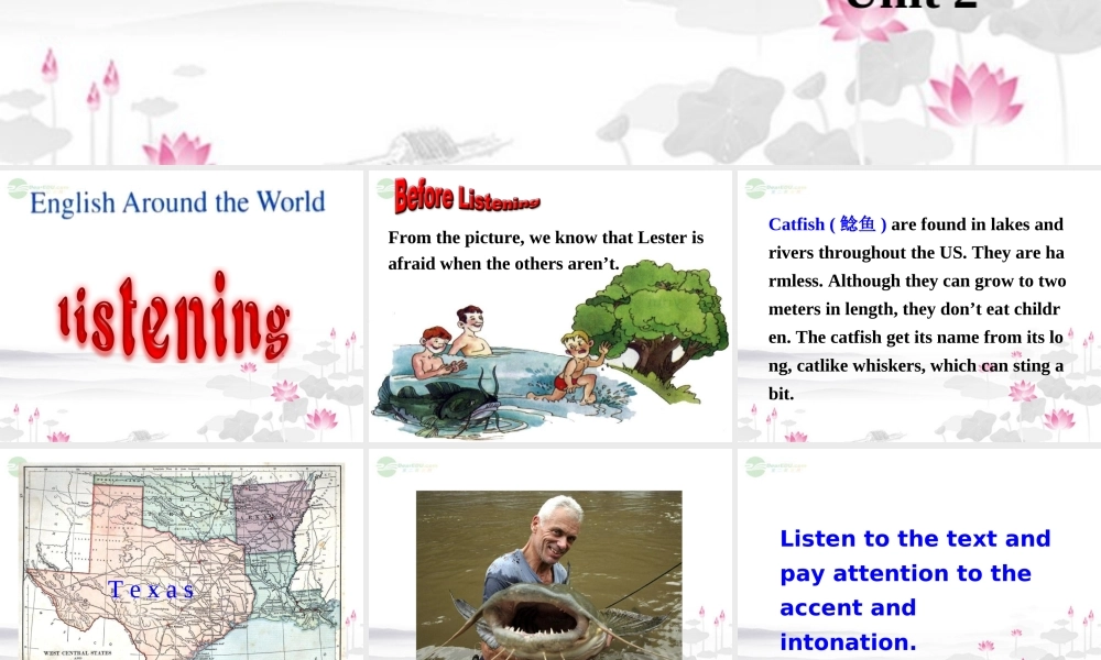 浙江省安吉县高一英语(Unit 2 English around the world)using language 课件2 课件