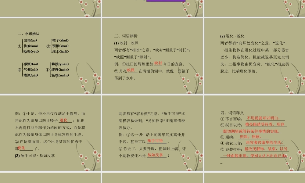 高中语文 专题四梅兰芳画传课件 苏教版选修(传记选读) 课件