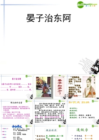 高中语文 418(晏子治东阿)课件 粤教版必修4 课件