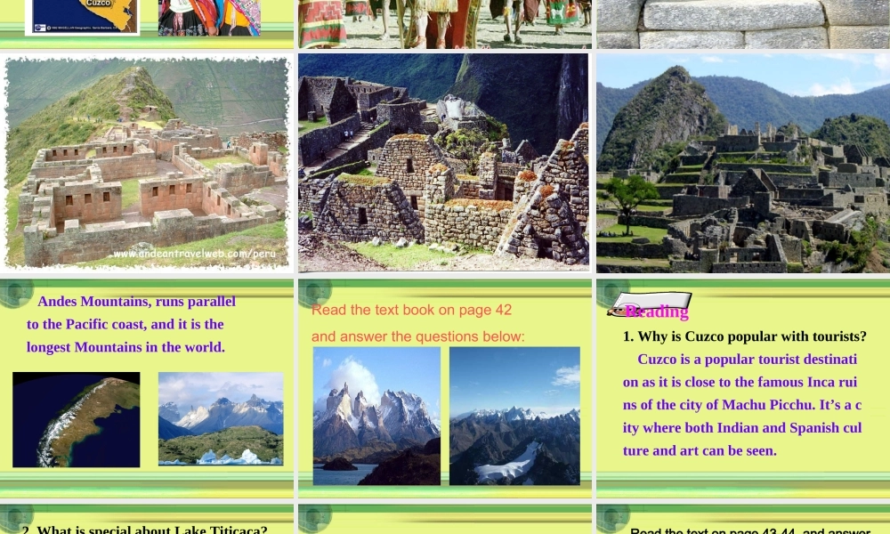 高中英语Unit 5 Travelling abroad-extensive readingppt 课件