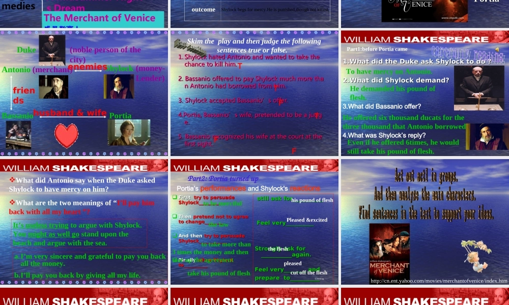 高二英语Unit19单元阅读部分课件