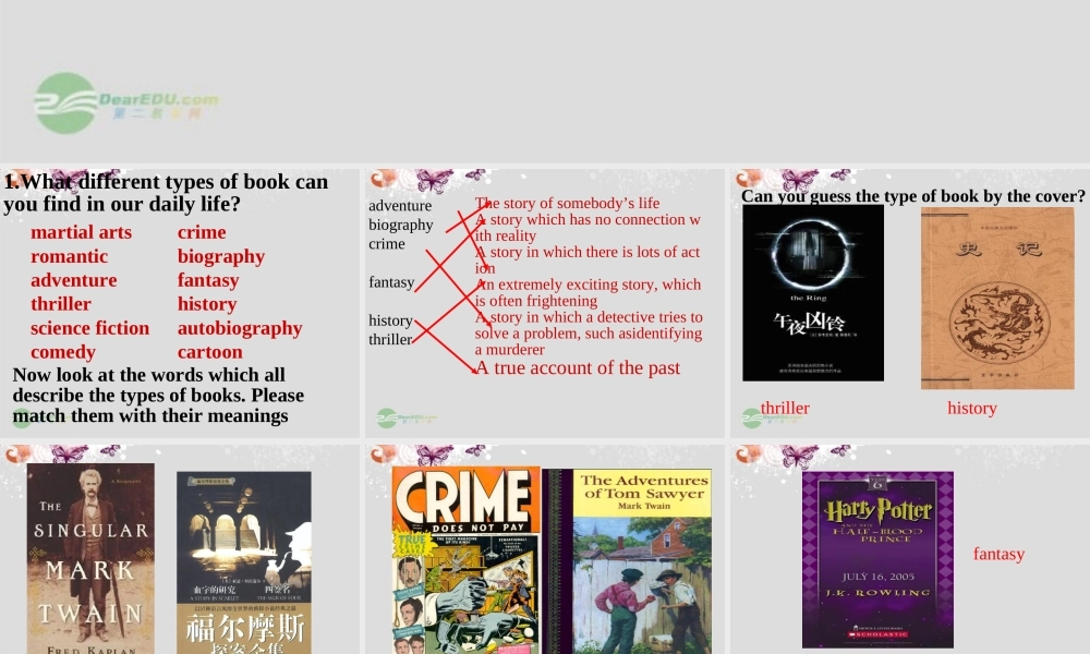 高中英语 Module 3 introduction and reading精品课件 外研版必修5 课件