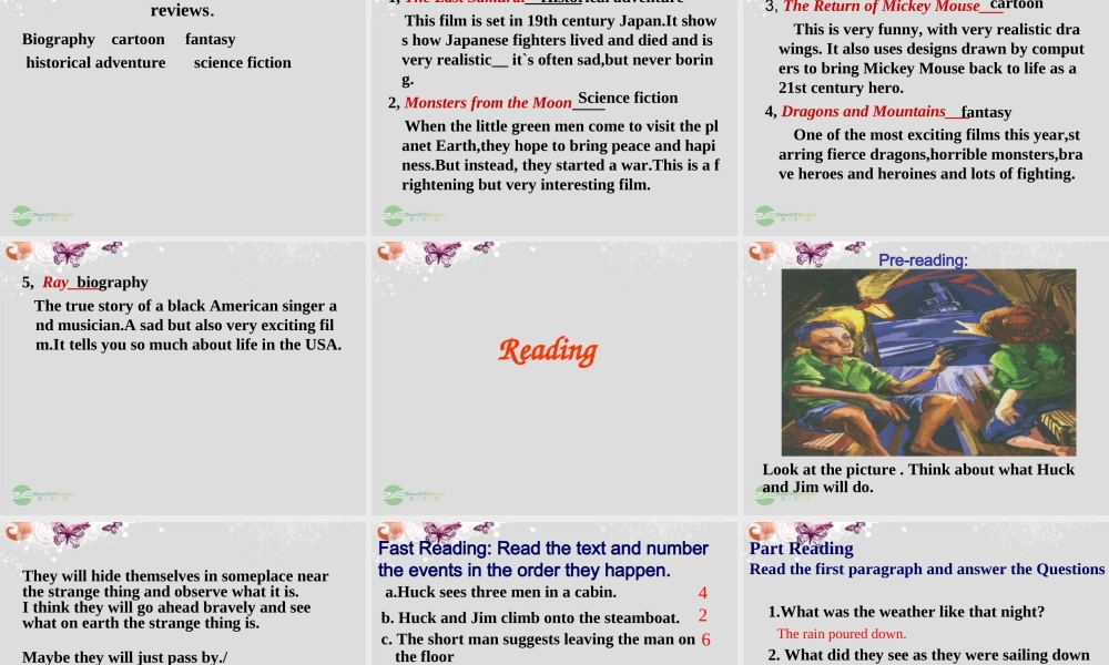 高中英语 Module 3 introduction and reading精品课件 外研版必修5 课件