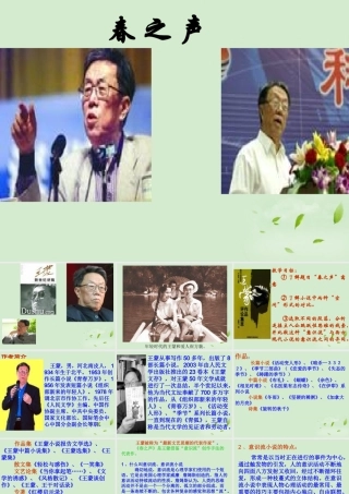 高中语文 春之声6课件 粤教版必修3 课件