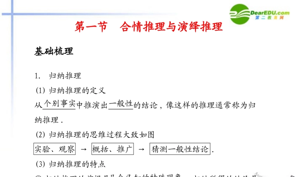高考数学总复习测评课件31 课件