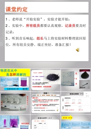 教科版小学科学四年级上册《物质在水中是怎样溶解的》课件