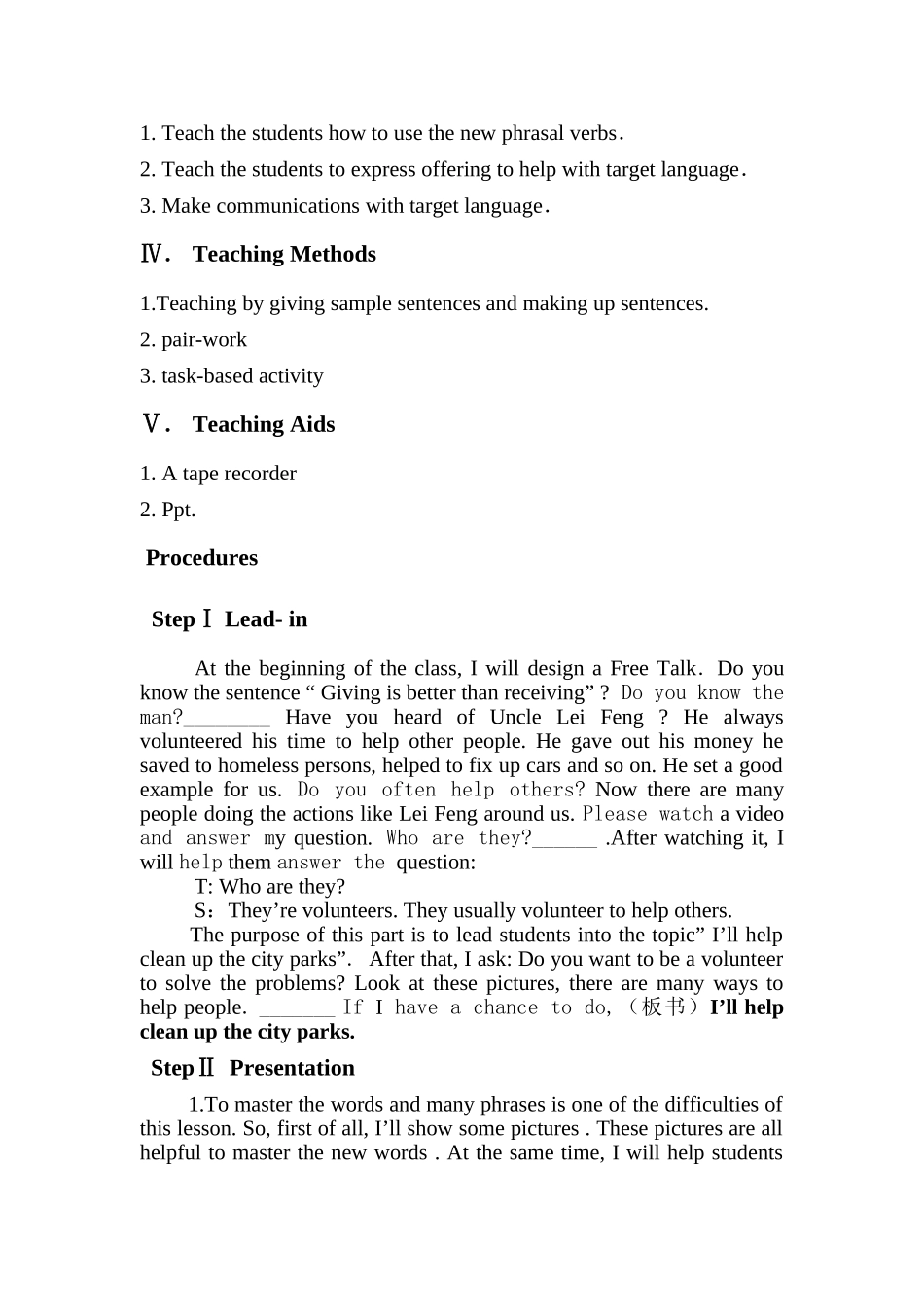 Unit2I'llhelptocleanupthecityparks教学设计_第2页