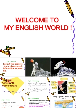 高中英语：Unit4 Astronomy the science of the stars课件(新人教版必修3) 课件