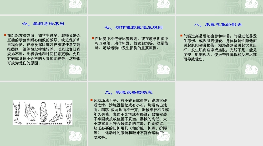 球类运动中常见的运动损伤及预防