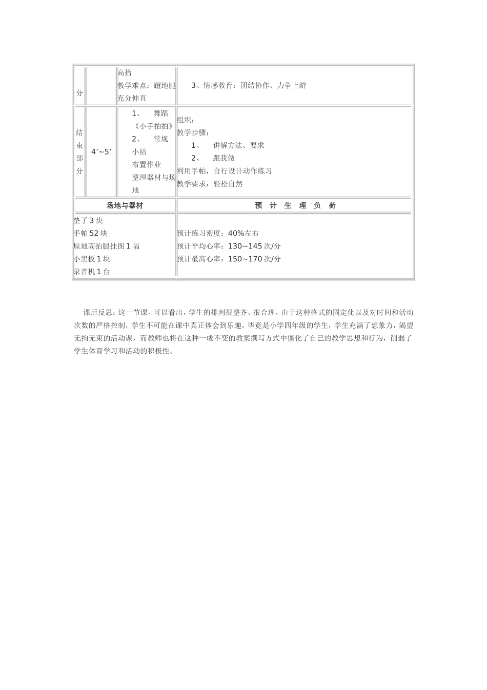 小学体育课教案_第2页