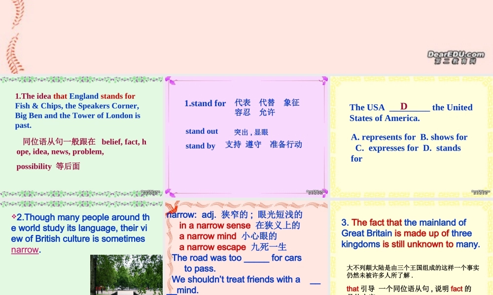 高二英语Unit5 language points in Reading课件 人教版 课件