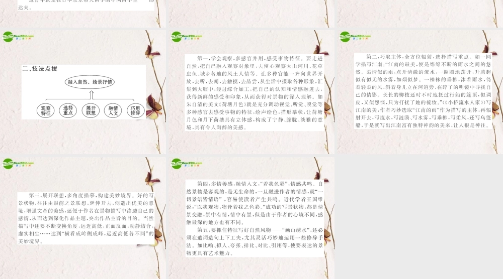 高中语文 写作亮点借鉴全程学习方略课件(一) 新人教版必修2 课件