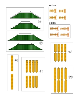 中国古代桥建筑纸模图纸8-roof2