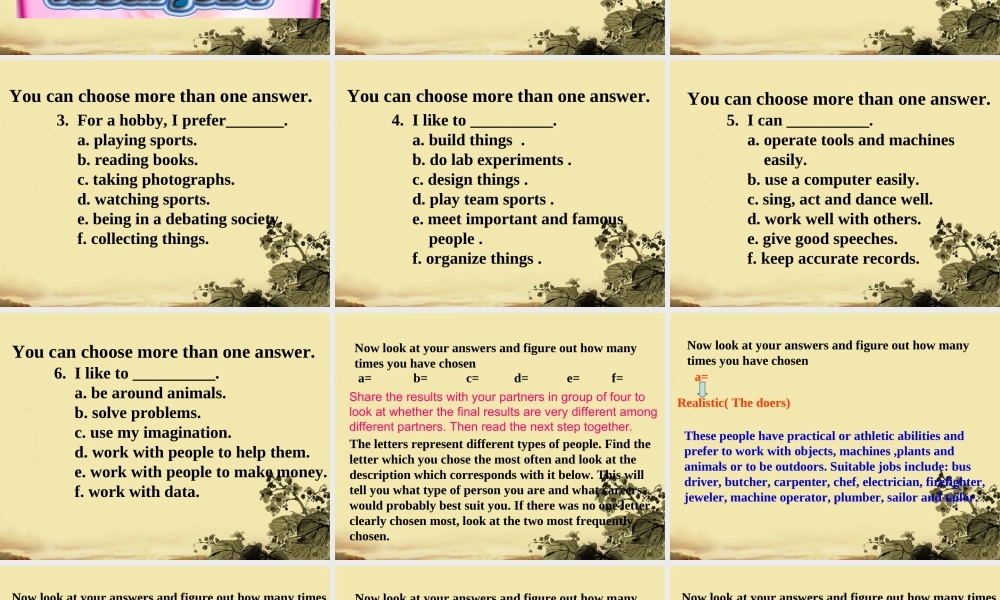 高中英语 模块十一第一单元Project课件 牛津版选修11 课件