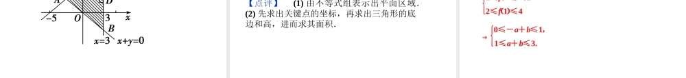 高中数学 第3章351二元一次不等式组所表示的平面区域课件 新人教B版必修5 课件