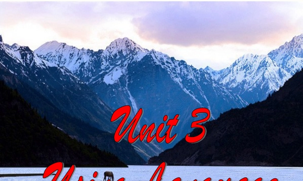 高中英语 Unit3 Reading A Night in The Mountain  新人教版必修1 课件